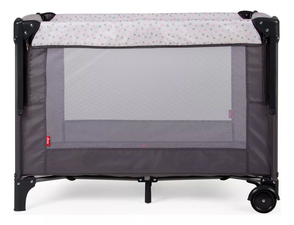 Cuna Corral Colecho D Bebé Rosa Love & Care Con Mosquitero