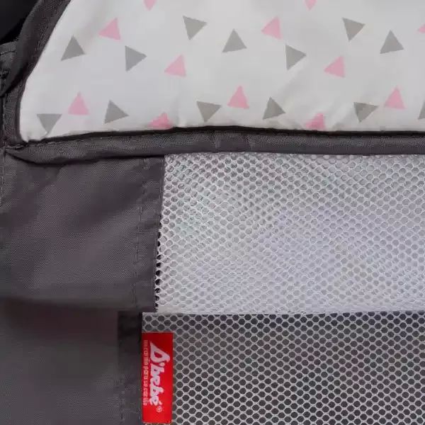 Cuna Corral Colecho D Bebé Rosa Love & Care Con Mosquitero