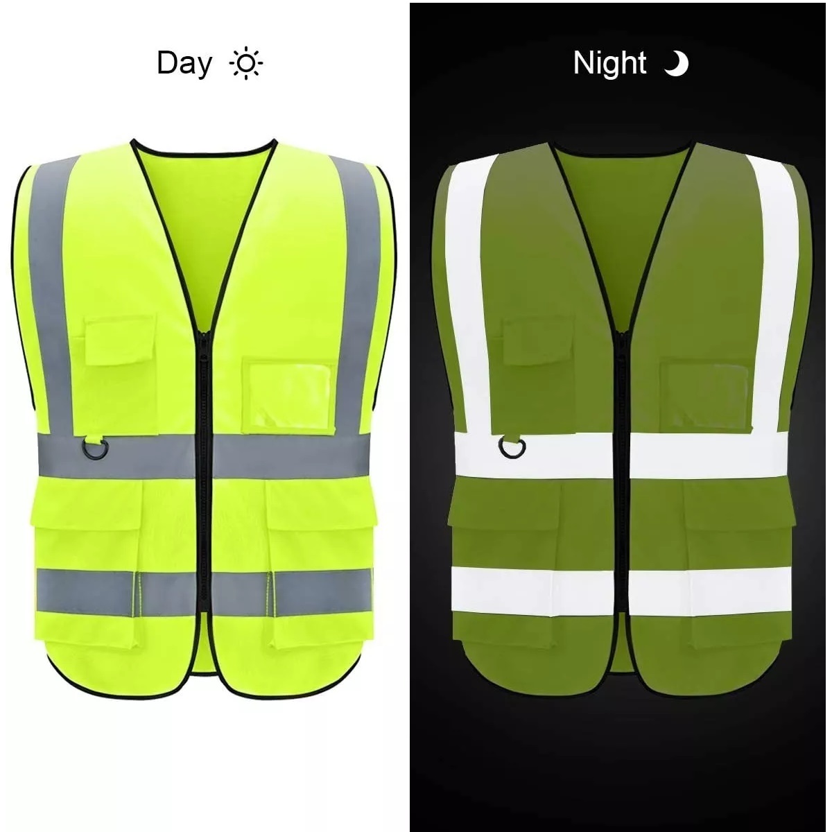 Chaleco De Seguridad Industrial Brigadista Vial +reflejante