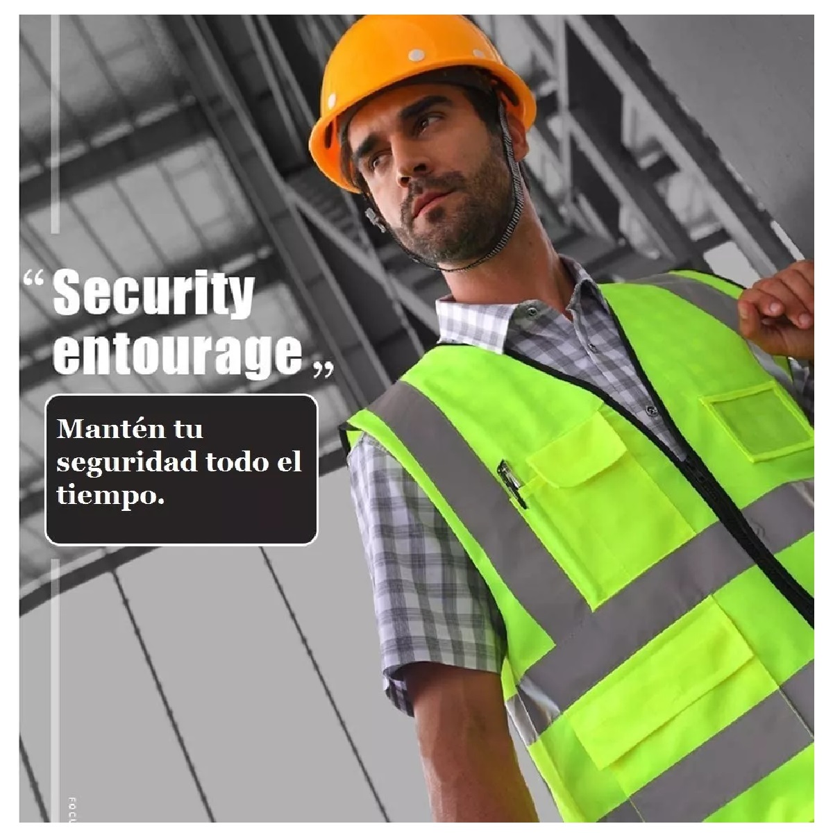 Chaleco De Seguridad Industrial Brigadista Vial +reflejante