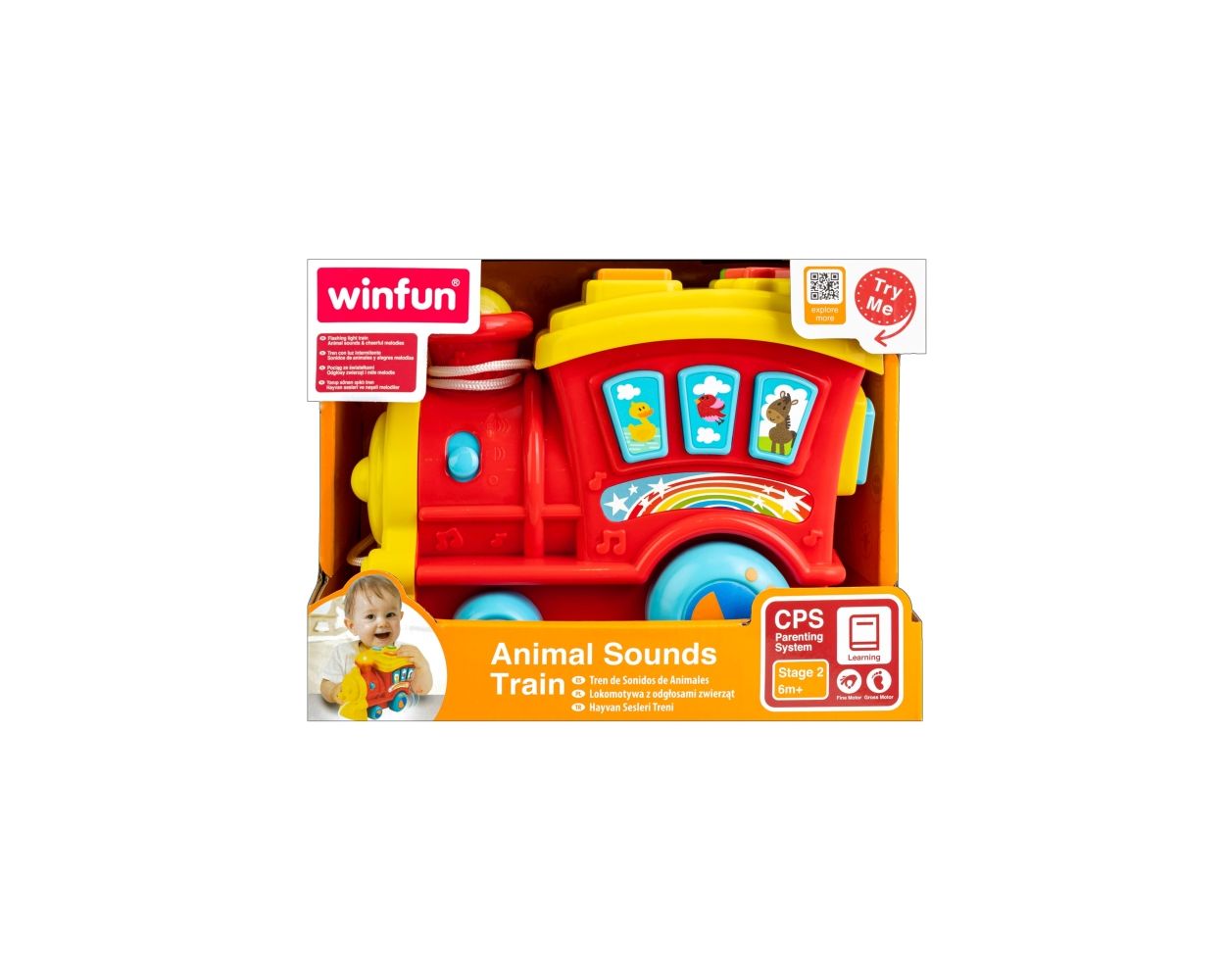WINFUN ANIMAL SONIDOS TREN MULTICOLOR