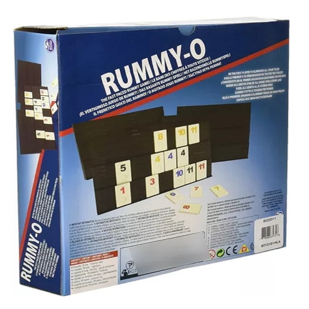 RUMMY-O ¡Conviértete en el primer jugador en quedarse sin fichas 