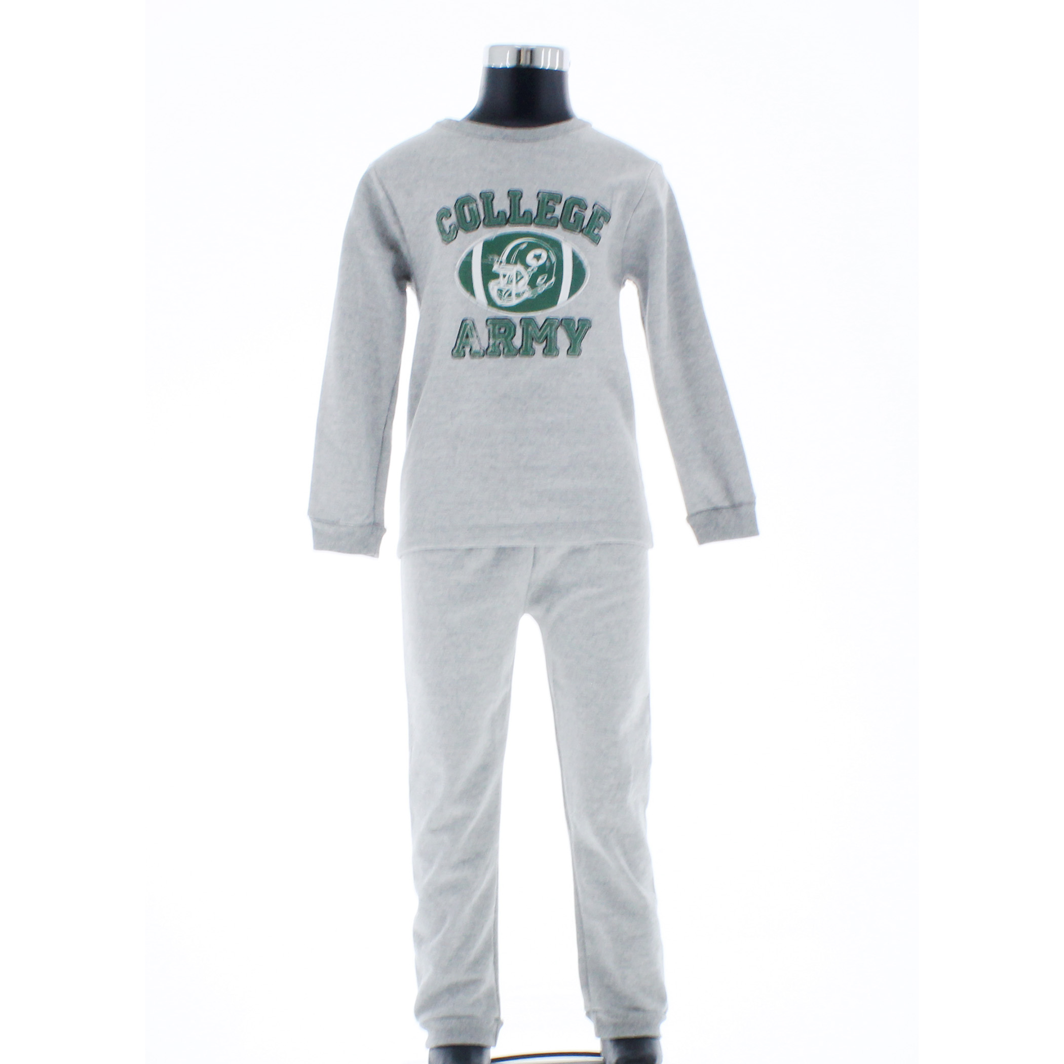 Conjunto Pants Niño 3 Piezas Gris 3640 1 a 8 Años