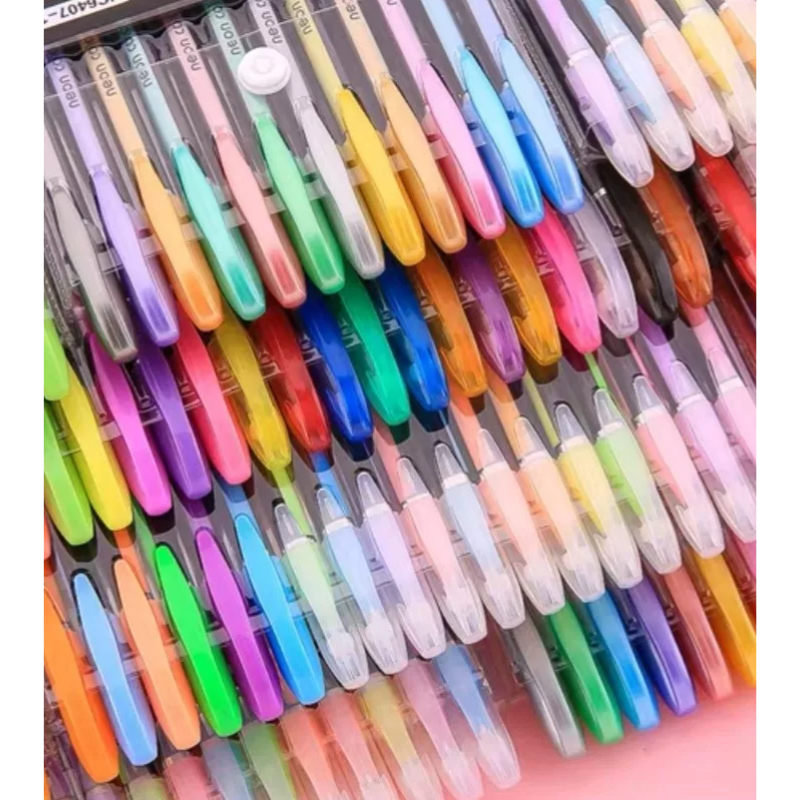 Lapiceros De Gel set 60 Colores con Estuche.