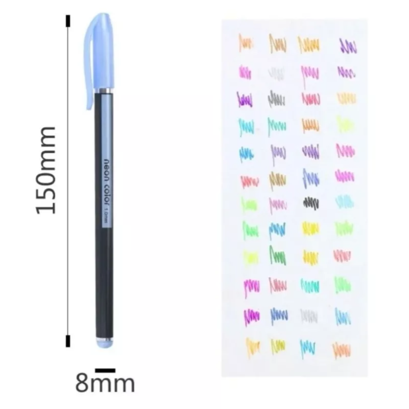 Lapiceros De Gel set 60 Colores con Estuche.