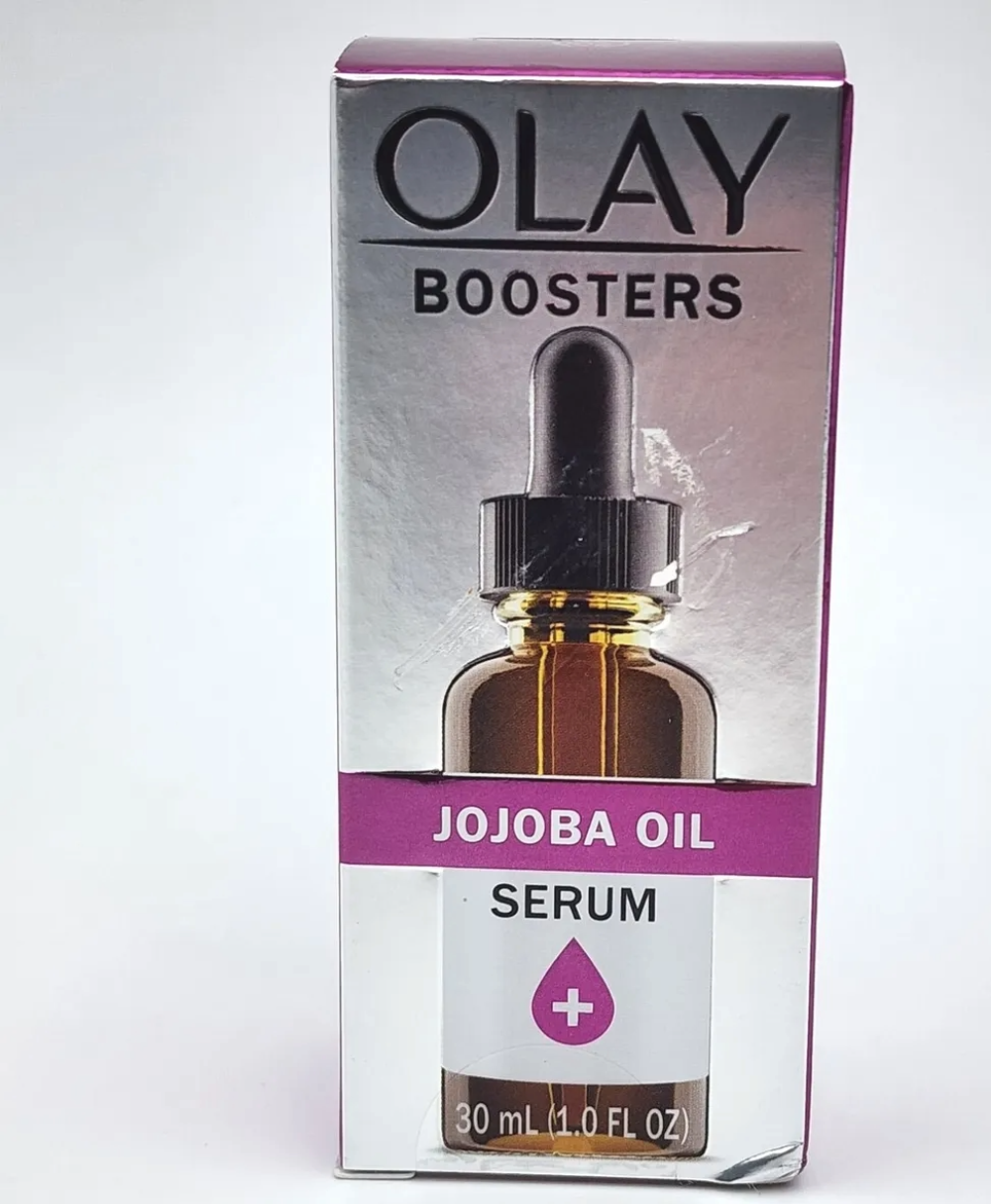 Suero de cuidado facial e hidratacion total, con aceite de jojoba, Olay Boosters
