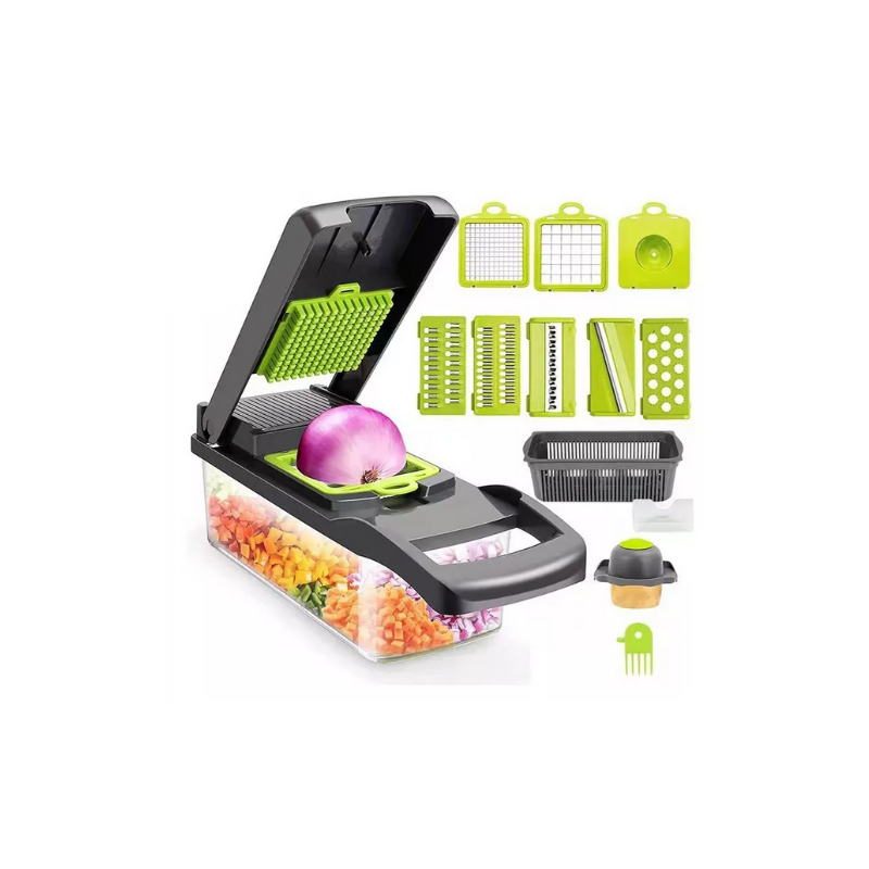 Cortador Rallador Rebanador De Verduras 7 En 1 Tipo Slice.