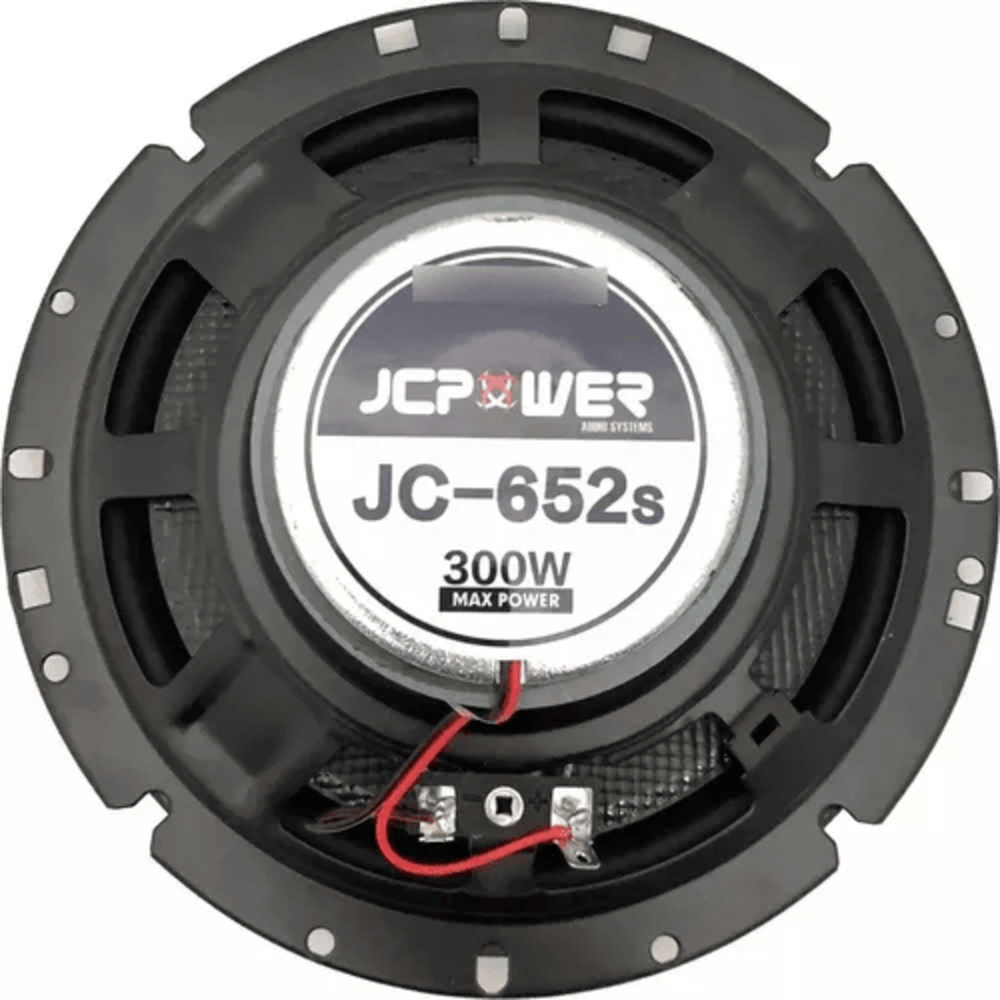 Par de Bocinas JC POWER JC652S 6.5 Pulg 3 Vías 150W RMS