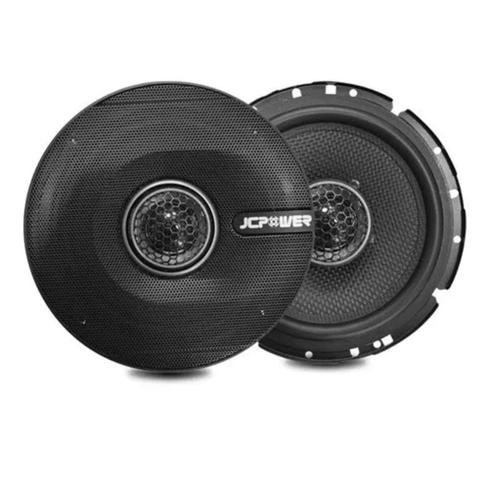 Par de Bocinas JC POWER JC652S 6.5 Pulg 3 Vías 150W RMS