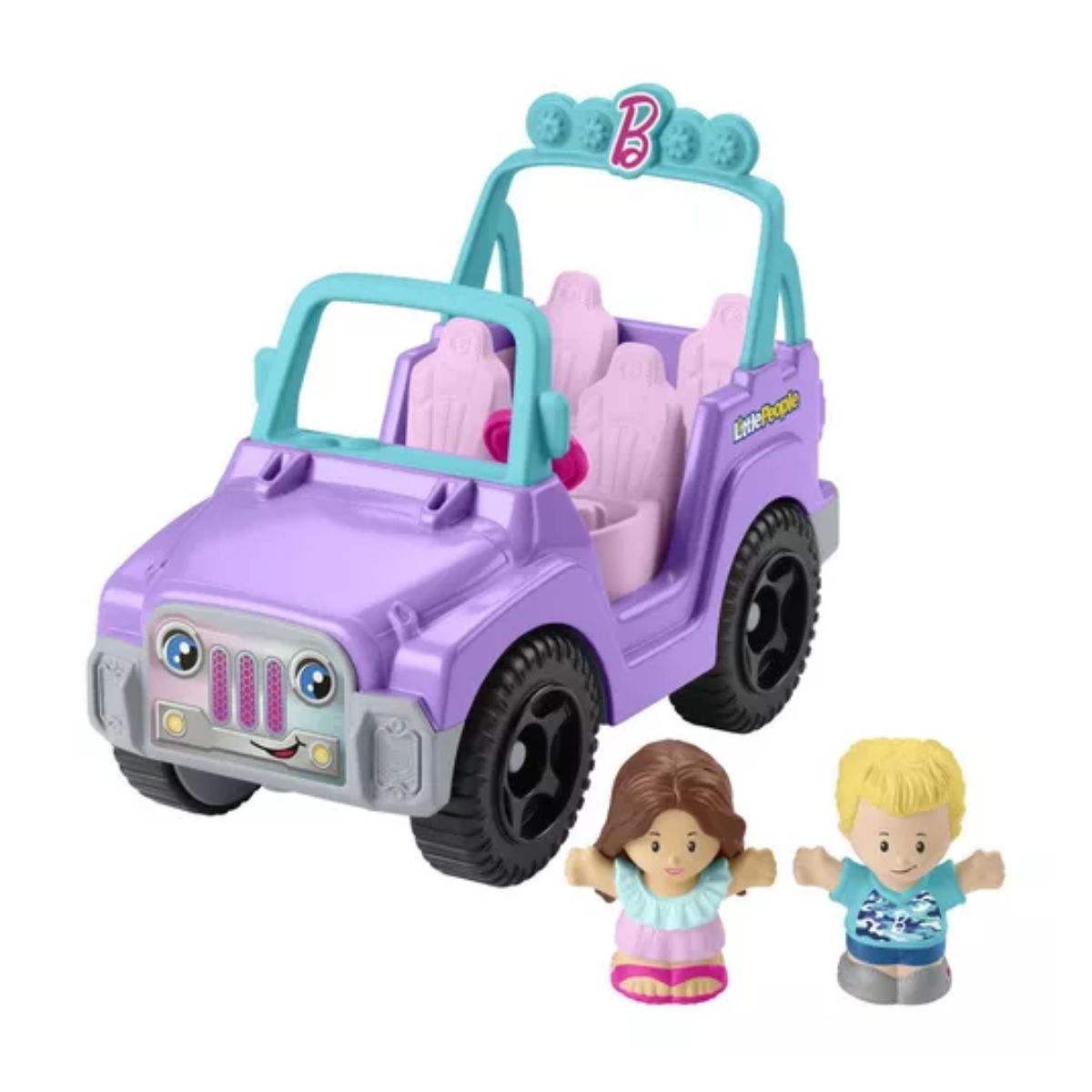 Fisher-price Lp Set De Juego Tu Primer Jeep De Barbie morado