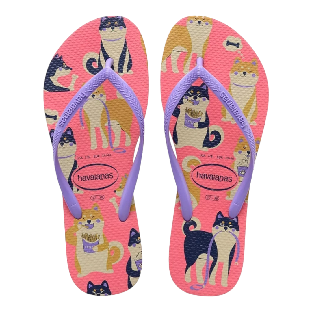 SANDALIAS PLANAS HAVAIANAS PARA NIÑASDE PRINCESAS