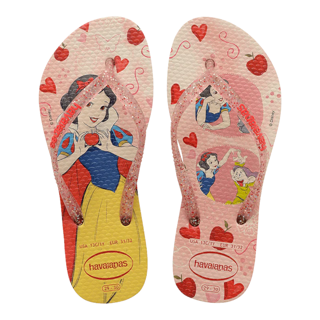 SANDALIAS PLANAS HAVAIANAS PARA NIÑASDE PRINCESAS