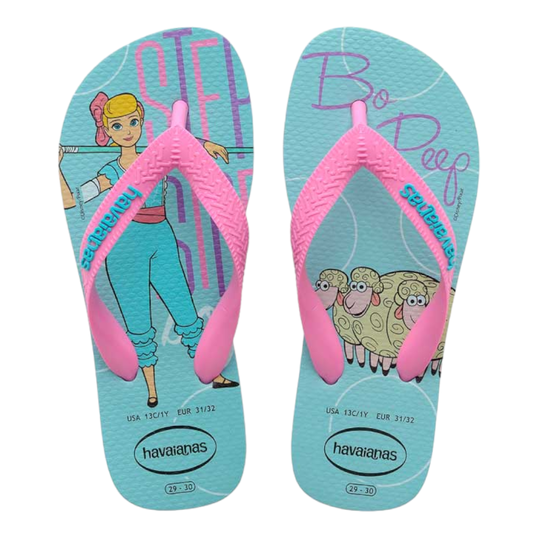 SANDALIAS PLANAS HAVAIANAS PARA NIÑASDE PRINCESAS
