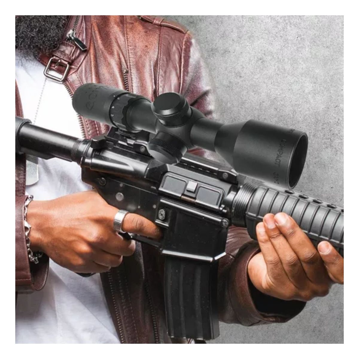 Gamo Mira Telescópica 3-9x40 Óptico Compacto Con Anillo 11mm negro