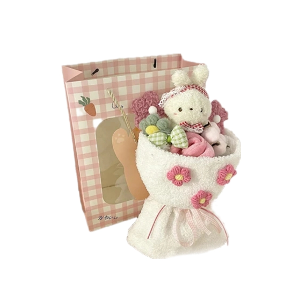 Ramo Peluche Kuromi, Cinnamorroll, Hello Kitty y Melody