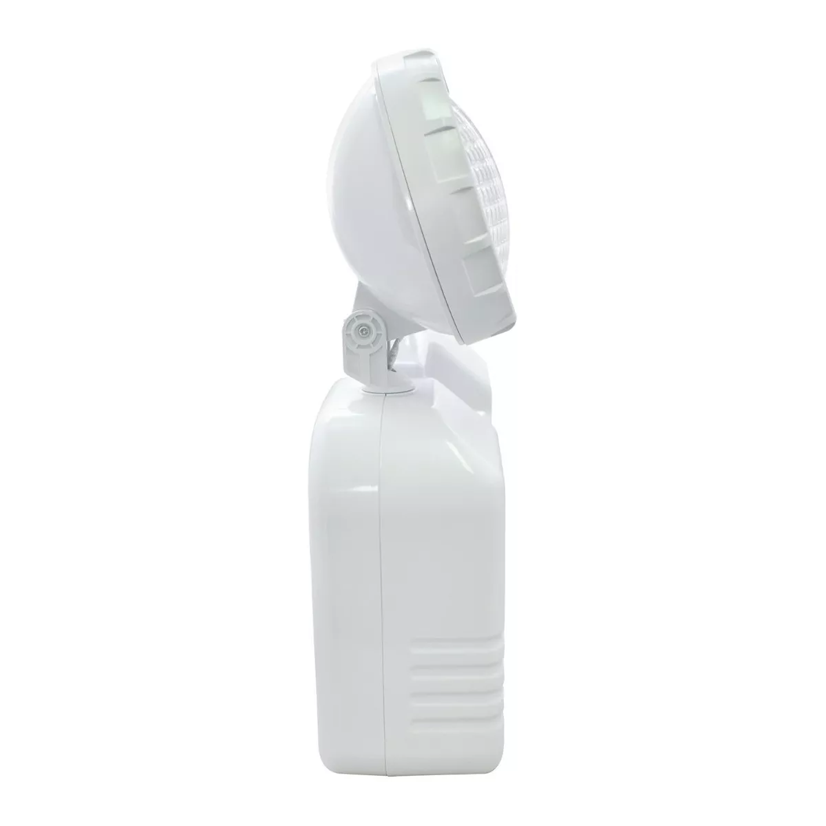 Lámpara de emergencia LED con batería recargable 120V blanca