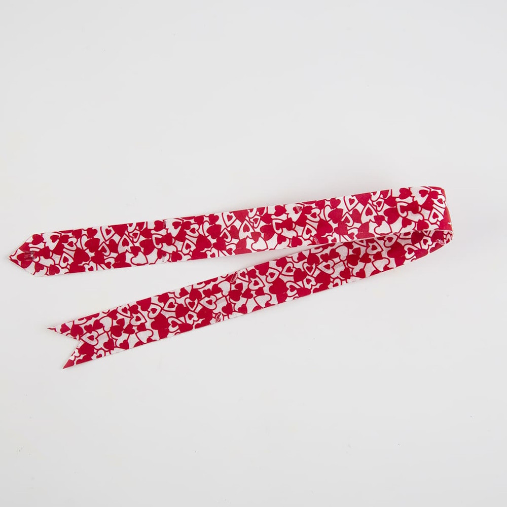 Moño Plastico Satín Amor Rojo 50pzas No 9 Janel