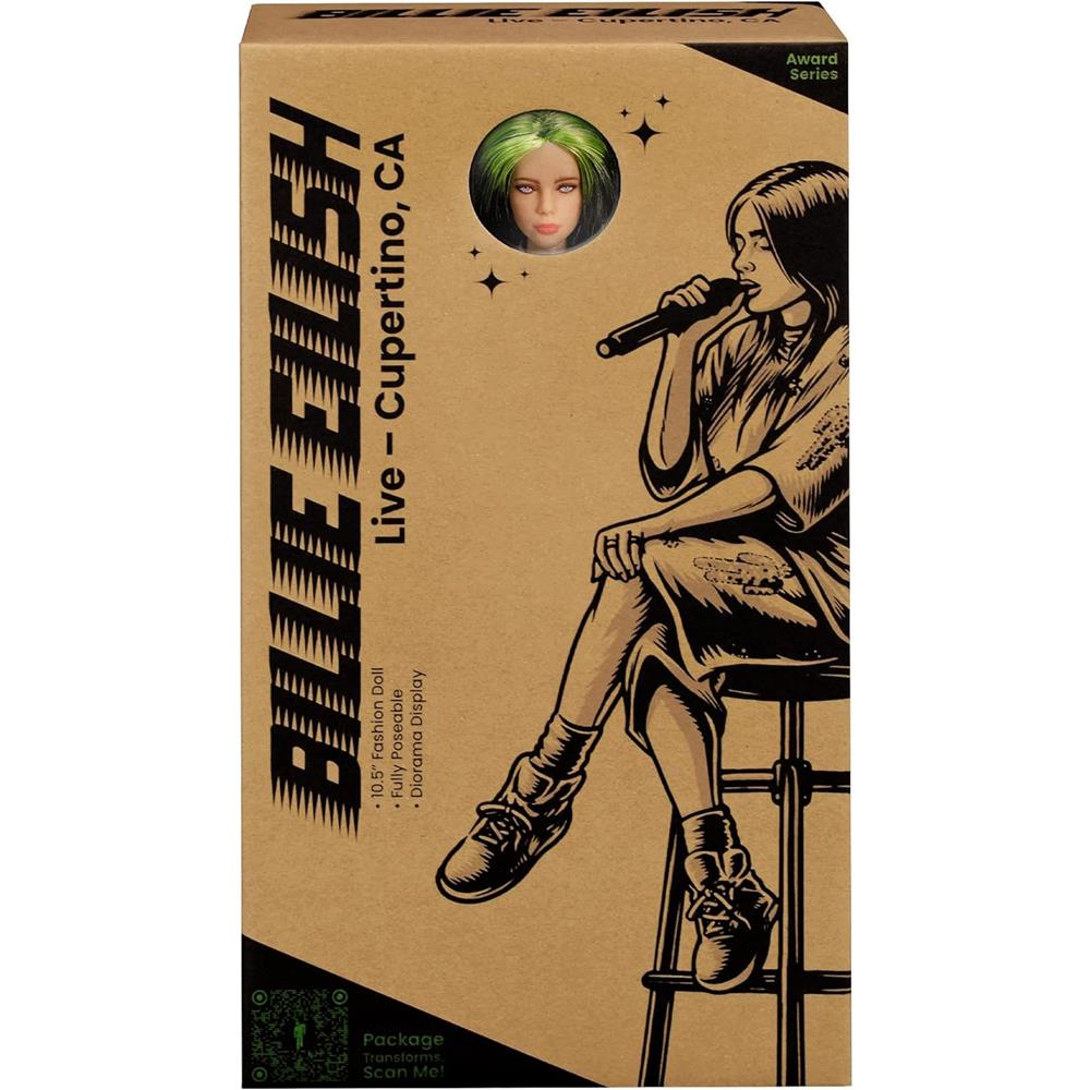 Muñeca Billie Eilish - Live Cupertino, Ca 26 Cm Articulada.