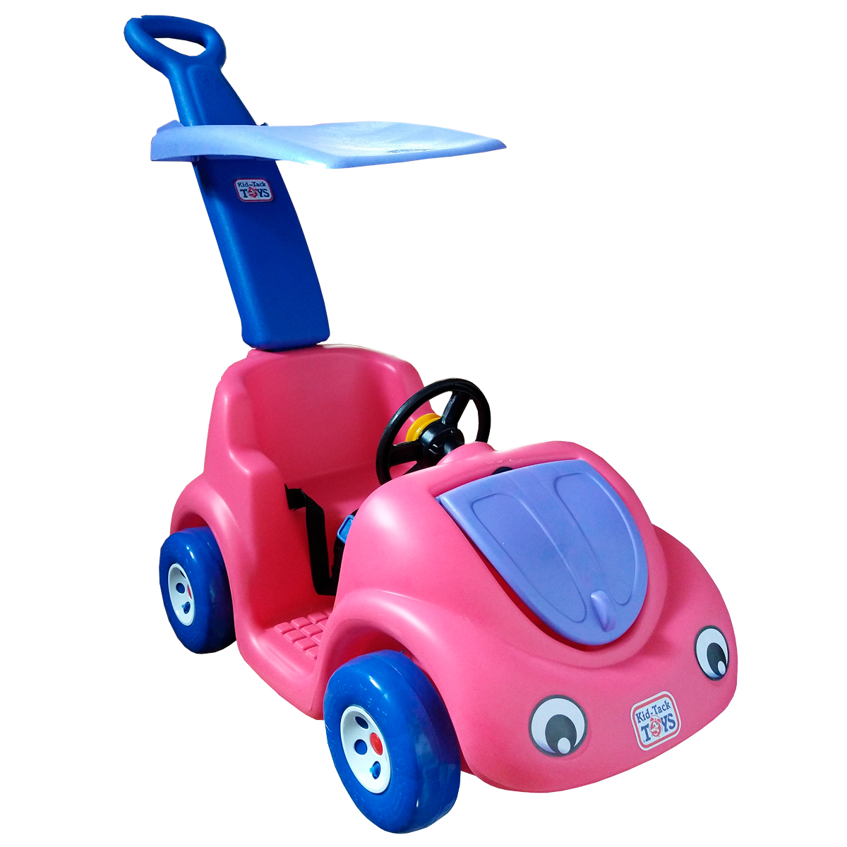 Montable para niños Mini Car Tick Tack Rosa.