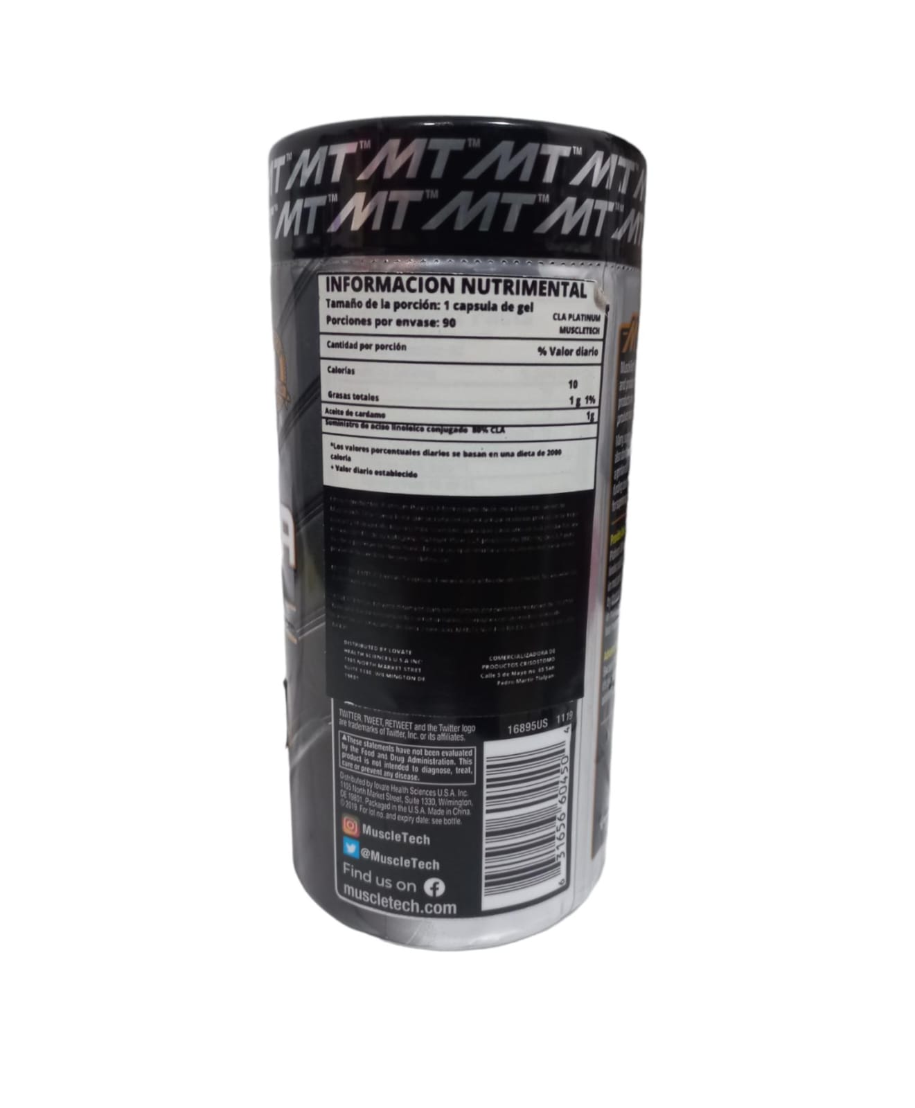 Cla Platinum Muscletech 90 caps .