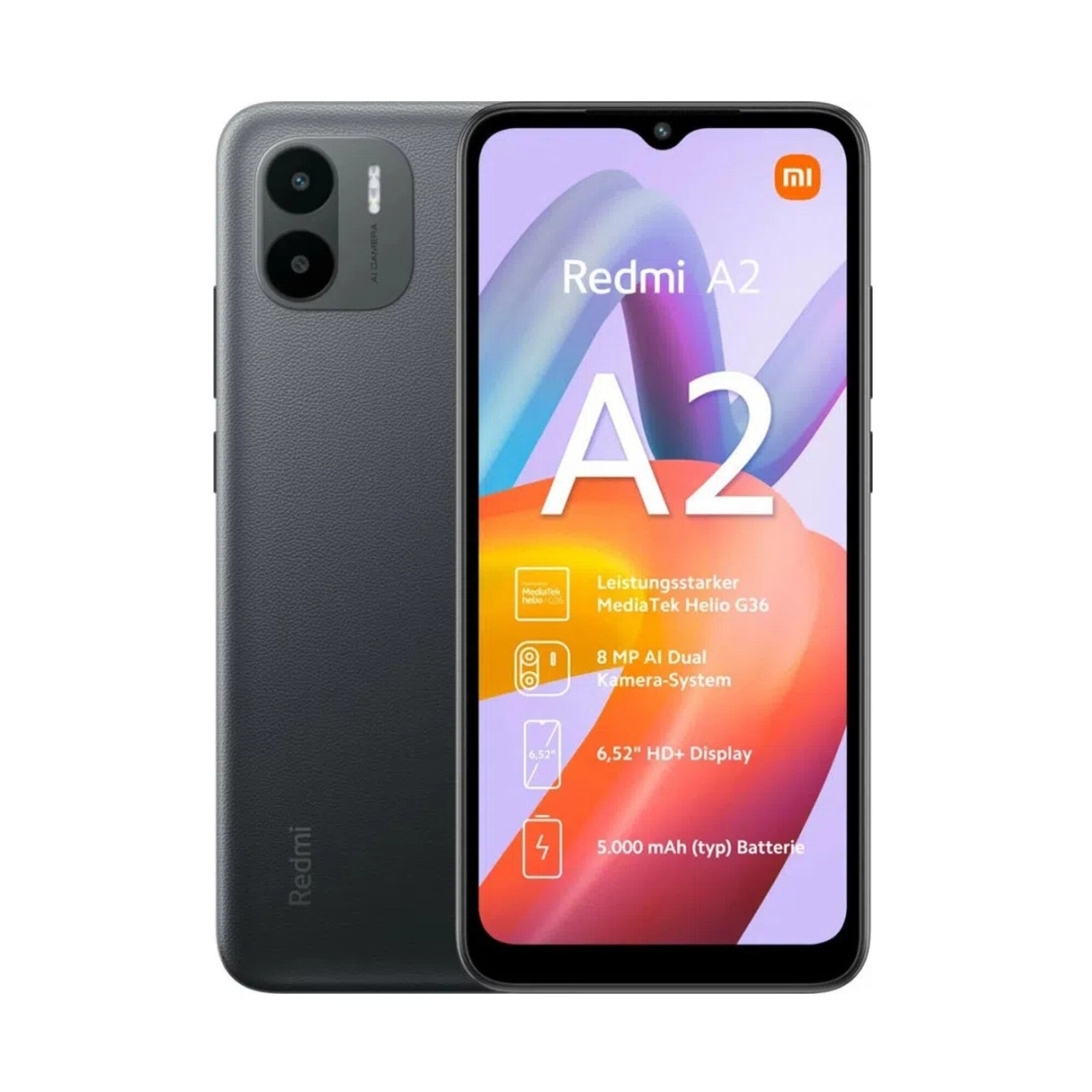 Celular Xiaomi Redmi A2 Dual Sim 64GB 3 GB RAM  Negro.