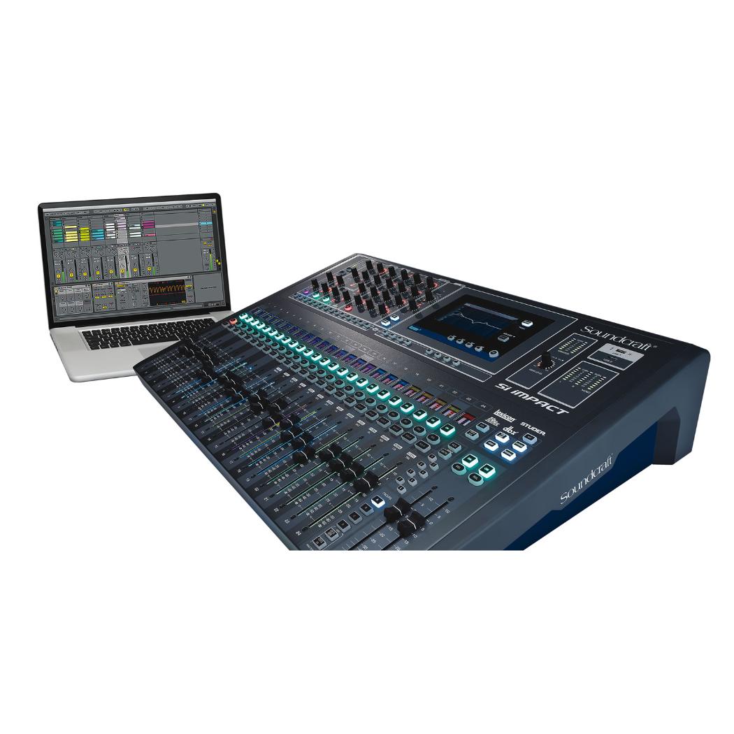 Consola SOUNDCRAFT SI IMPACT 32 Ch/USB/Pc-Mac/LCD 5"