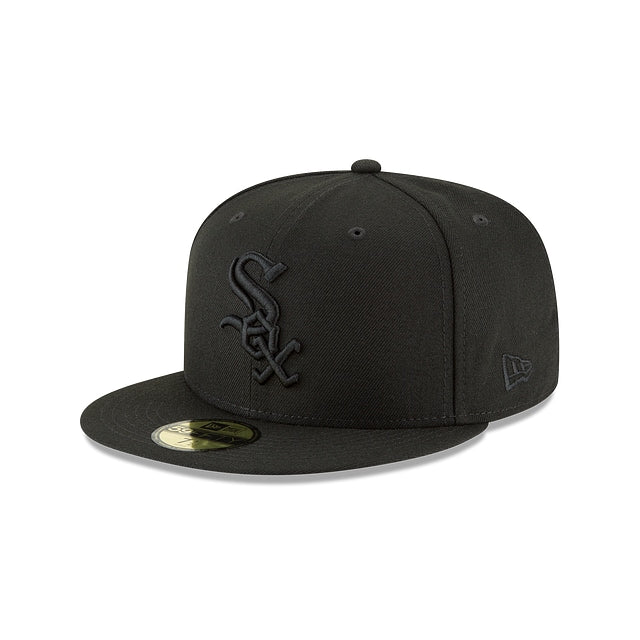 Gorra New Era Chicago White Sox Black On Black 59fifty