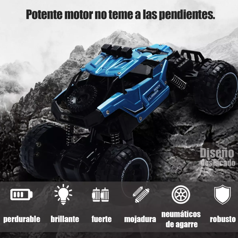 Carro Control Remoto Recargable Todoterreno Para Niños 