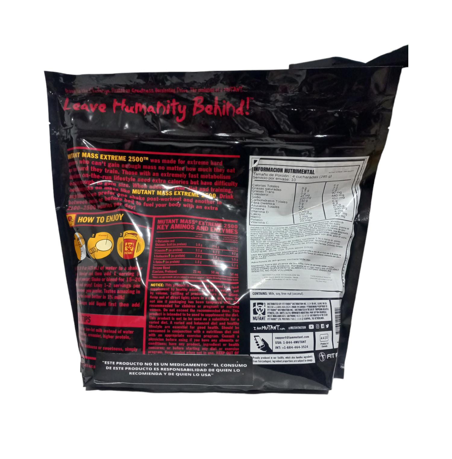 Mutant Mass Extreme 6lb 2.72kg 10 serv.