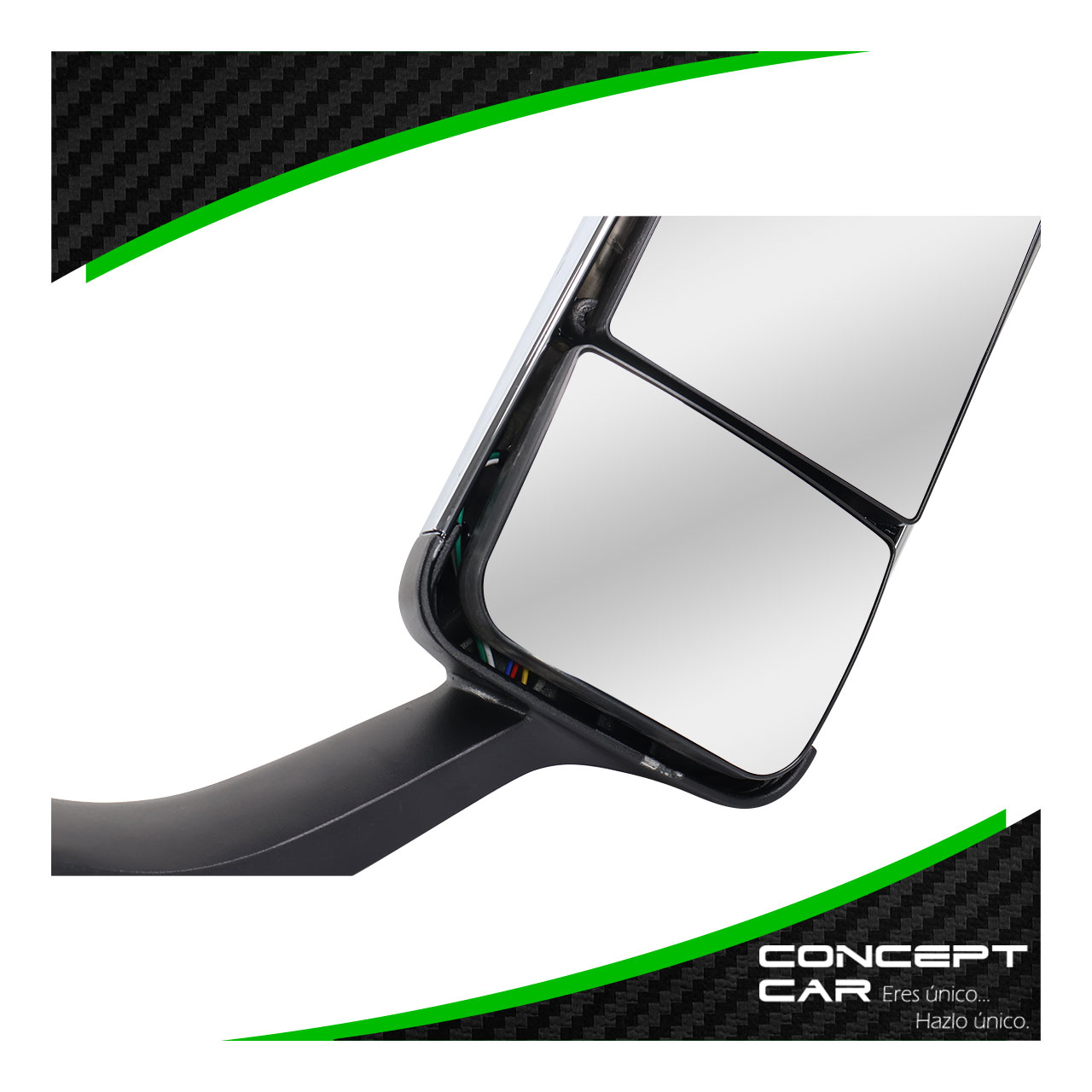 Espejo Lateral Freightliner Cascadia 08-17 Cromo Electrico