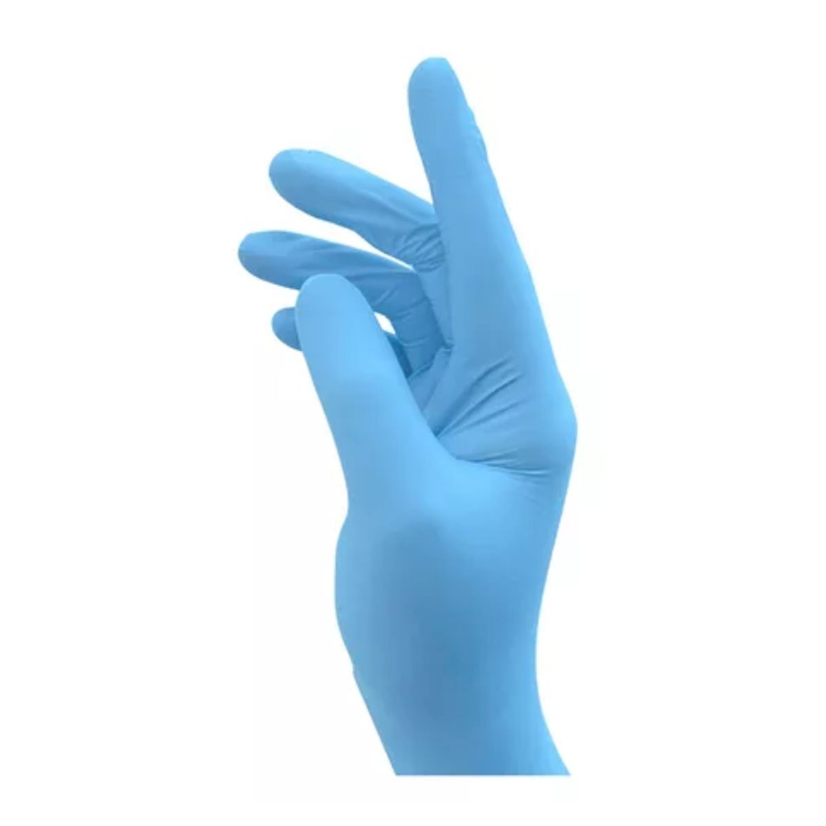 Guante Synamax Vinil Nitrilo Libre De Latex L / Azul