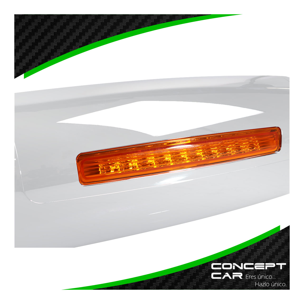 Par Espejo Lateral Direccional Led International Prostar Cromo