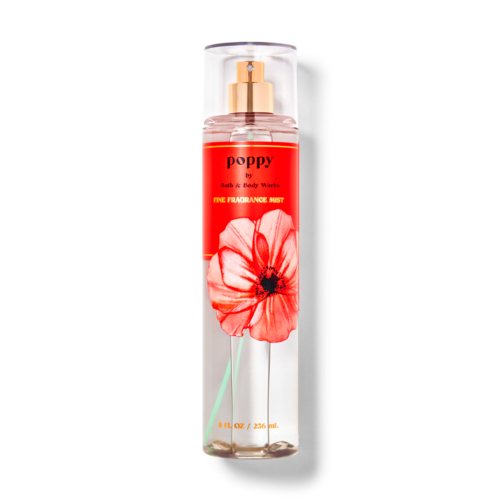 Bath & Body Works Poppy Body Mist 236 Ml Fragancia Para Damas.