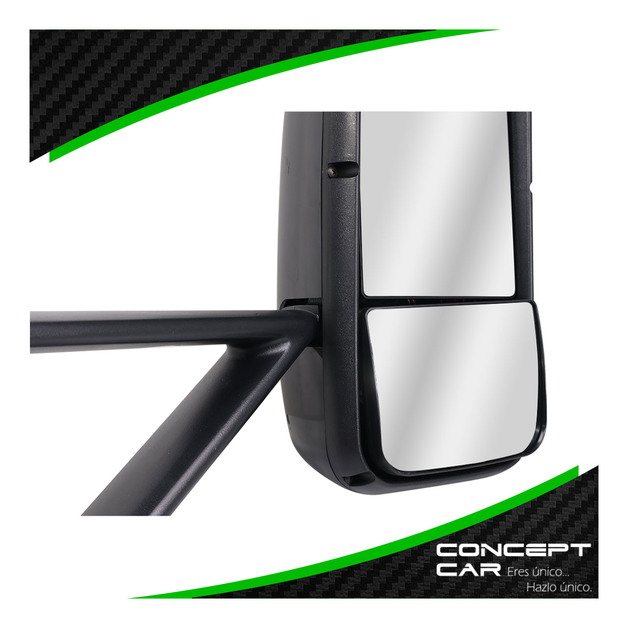 Par Espejo Lateral Kenworth T660 T600 T800 T370 Negro Electrico