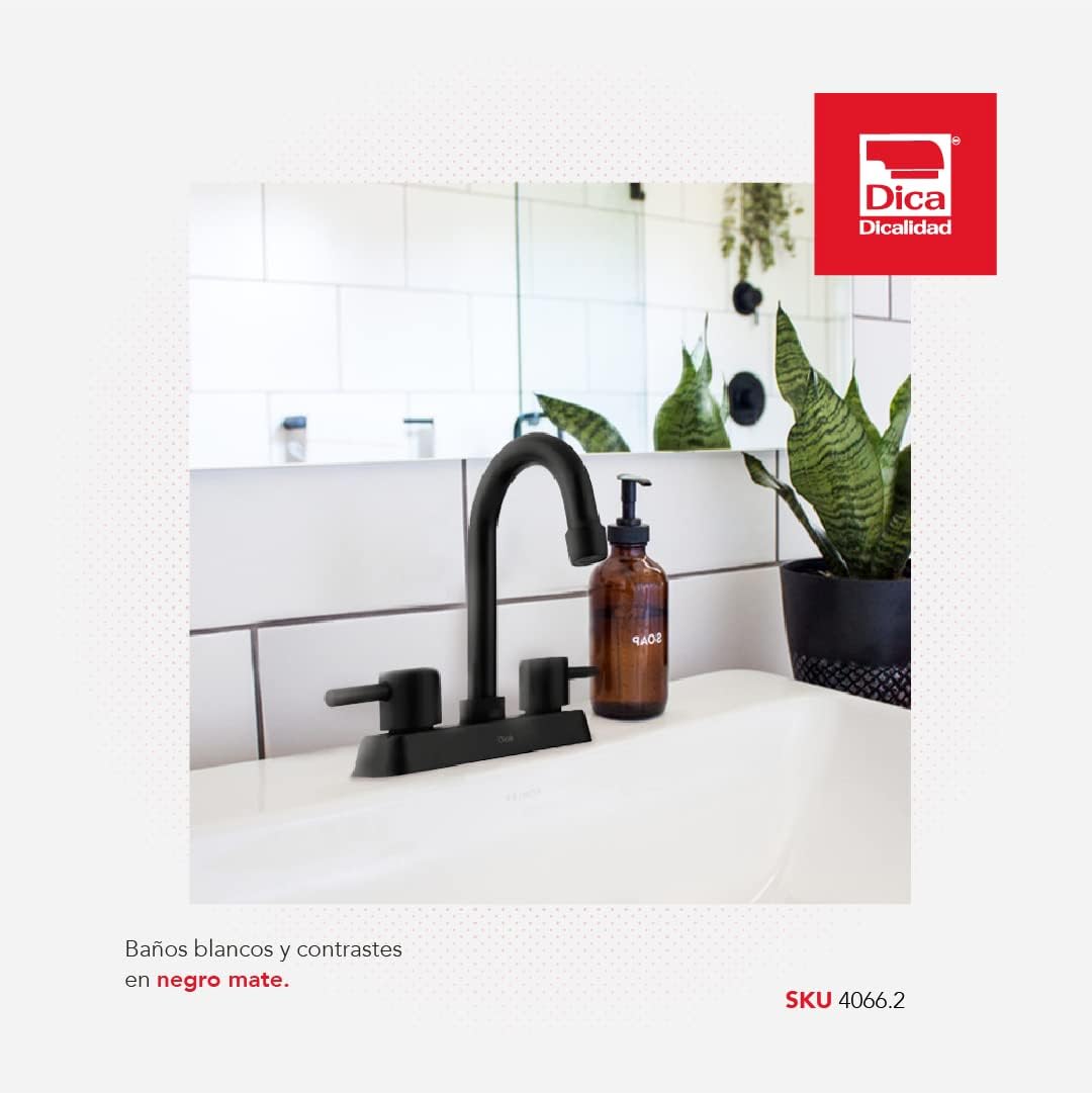 Mezcladora P/Lavabo 4 Dica Verde Cubierta Maner Dica 4066.2