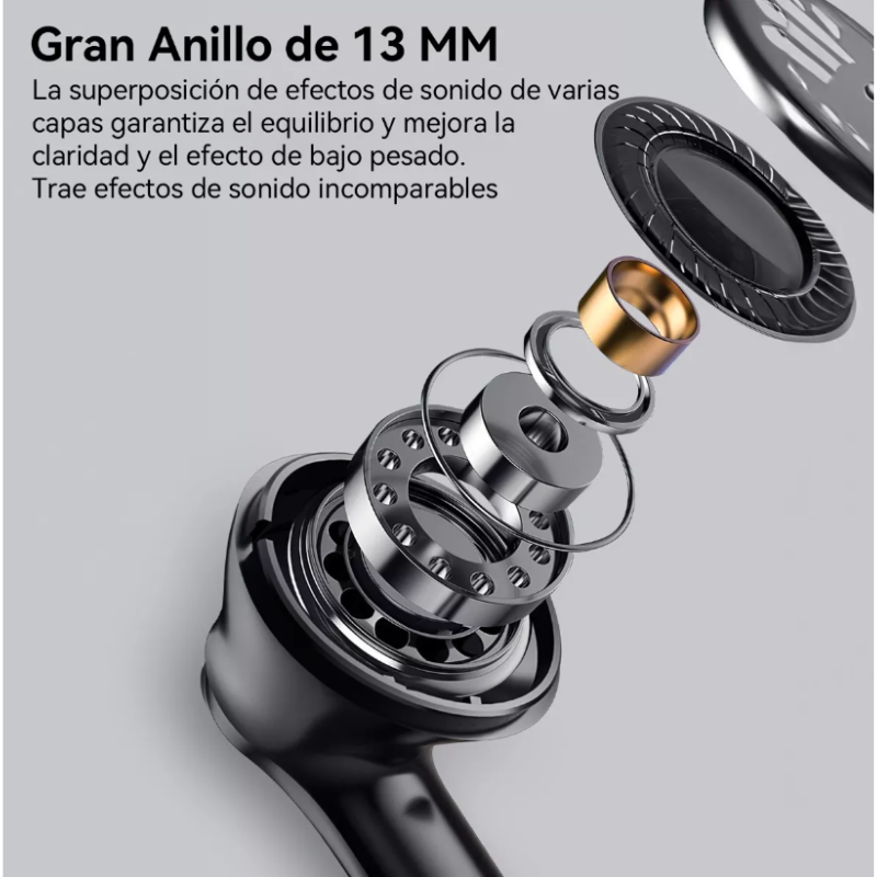 Audífonos in-ear gamer inalámbricos Lenovo ThinkPlus.