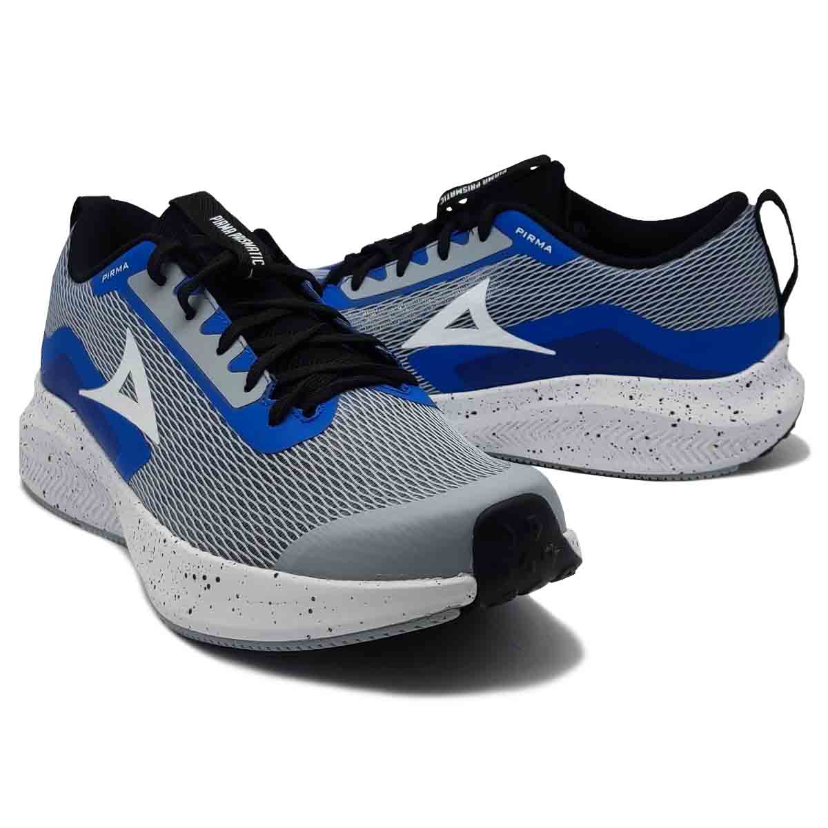 Tenis Pirma 4029 Azul Marino Gris Hombre Deportivos Runing Correr Atletismo