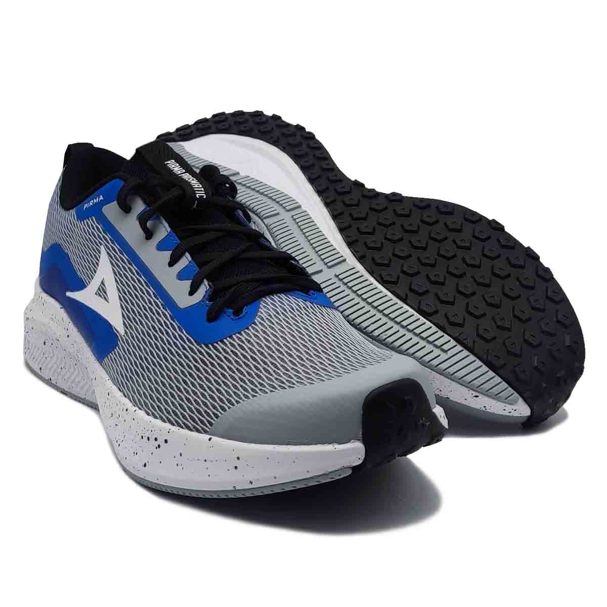 Tenis Pirma 4029 Azul Marino Gris Hombre Deportivos Runing Correr Atletismo
