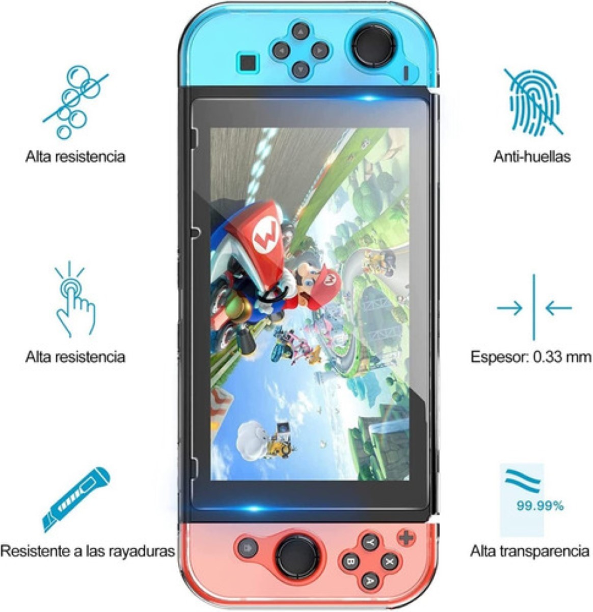 Kit De 25 Accesorios Funda Para Nintendo Switch Oled Estuche