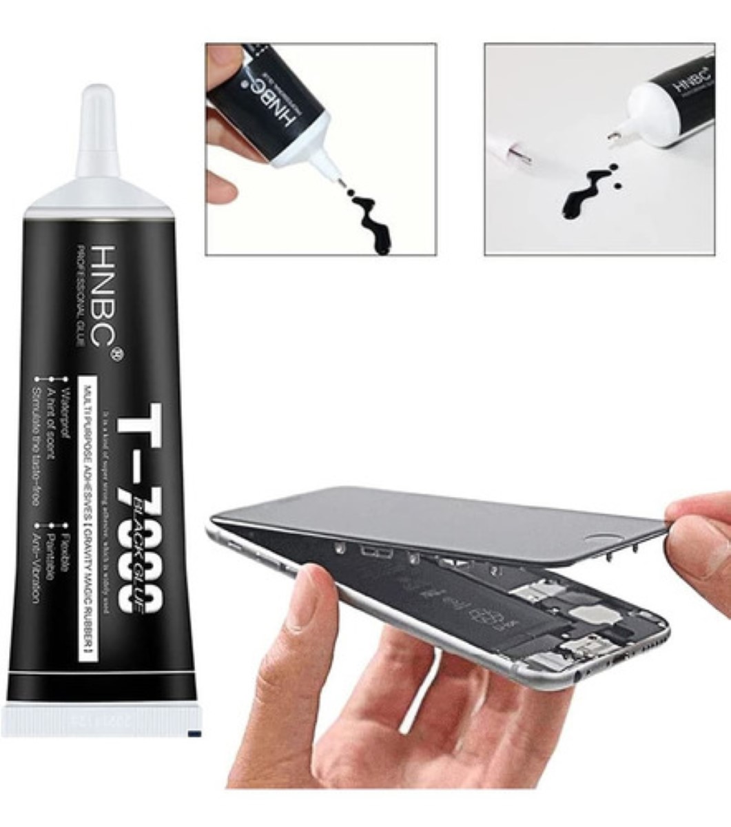 T7000 110ml Pegamento Adhesivo Negro Touch Celular Multiuso