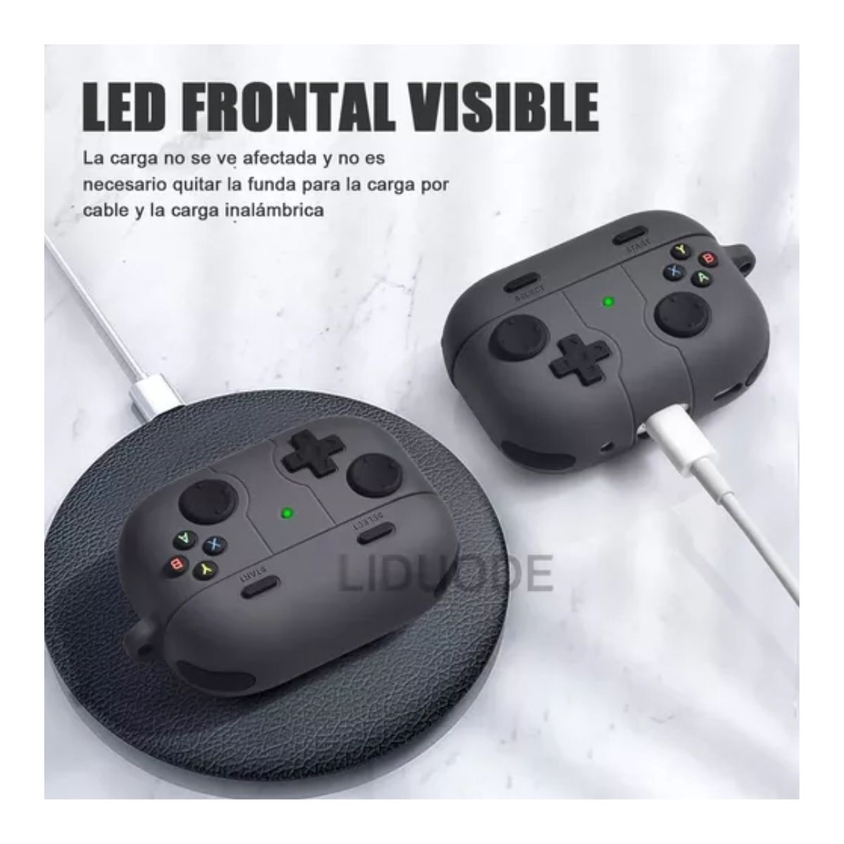 Fundas Para Airpod Para AirPods 1 2 3/por 2 Case + Limpiador GRIS Para AirPods Pro 2