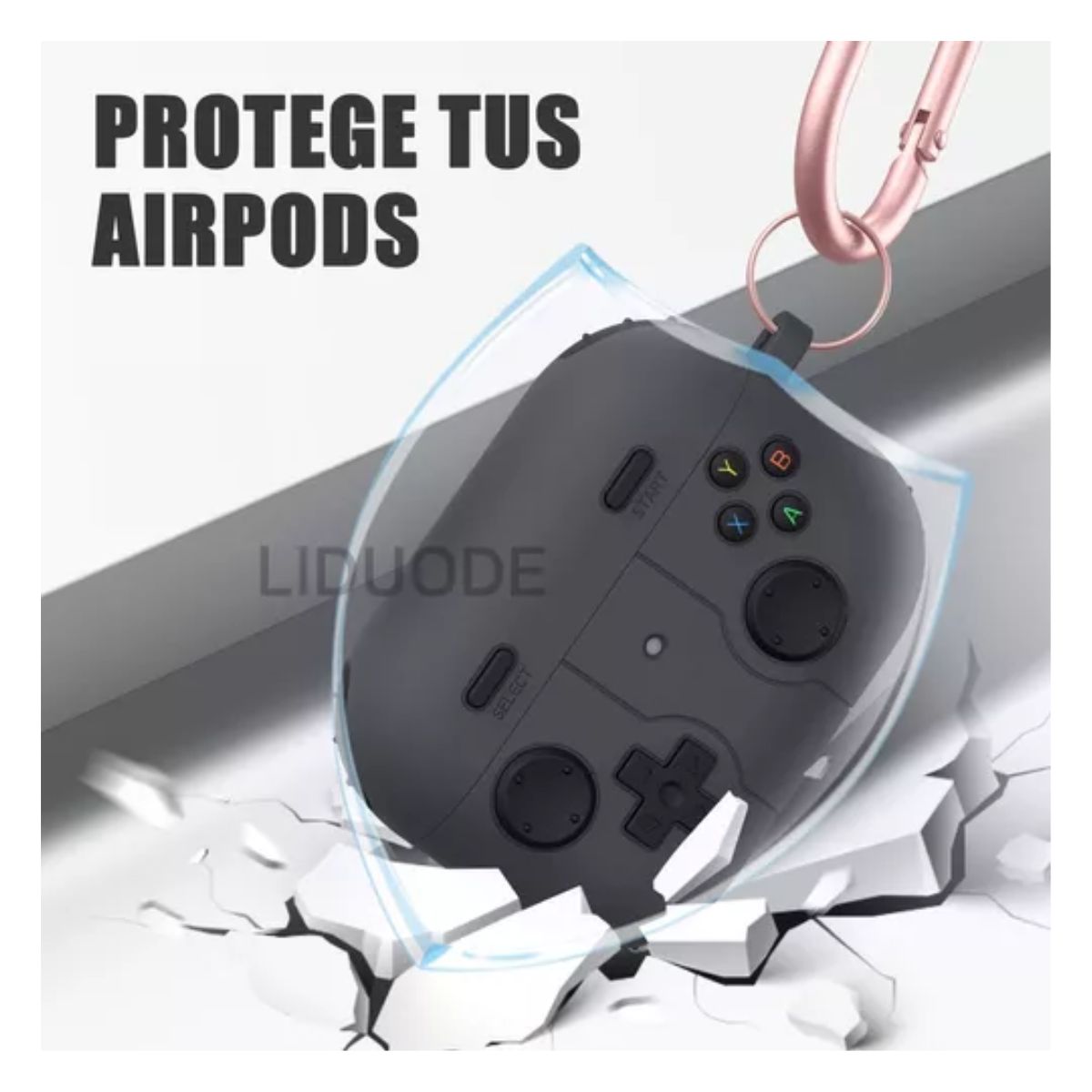 Fundas Para Airpod Para AirPods 1 2 3/por 2 Case + Limpiador GRIS Para AirPods Pro 2