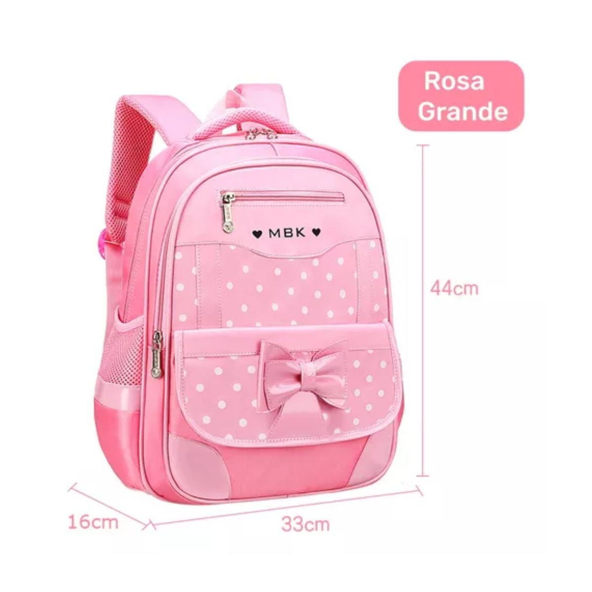 Mochila Escolar Kawaii De Niña, Primaria Infantil ROSA