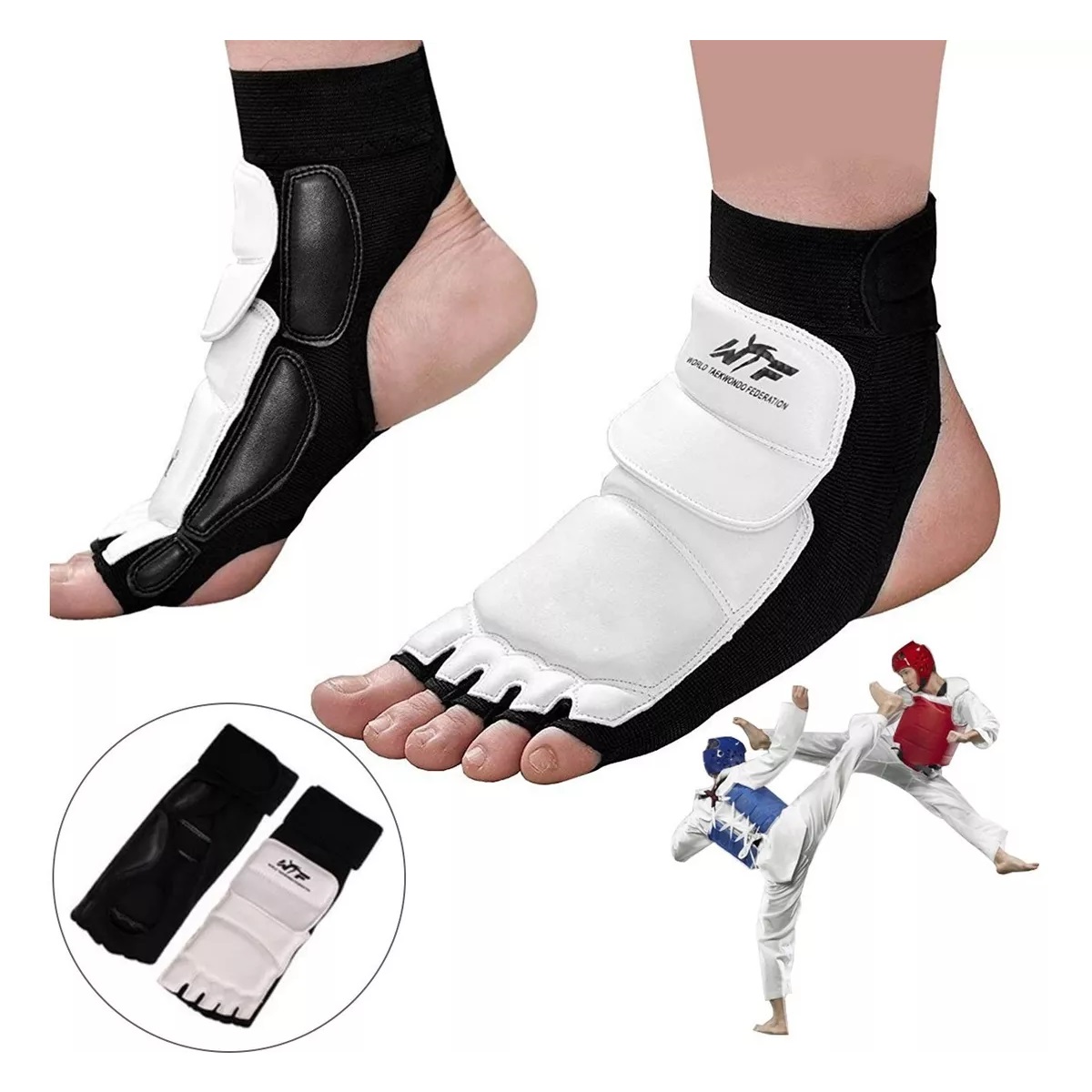 Protector De Pie De Boxeo Para Entrenamiento De Taekwondo M