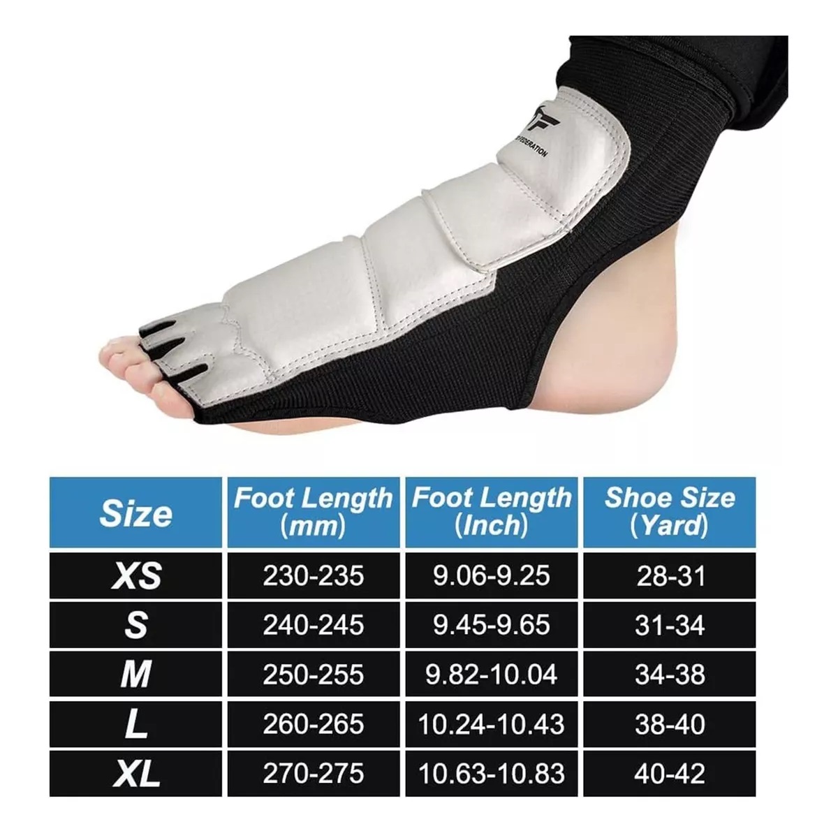 Protector De Pie De Boxeo Para Entrenamiento De Taekwondo M