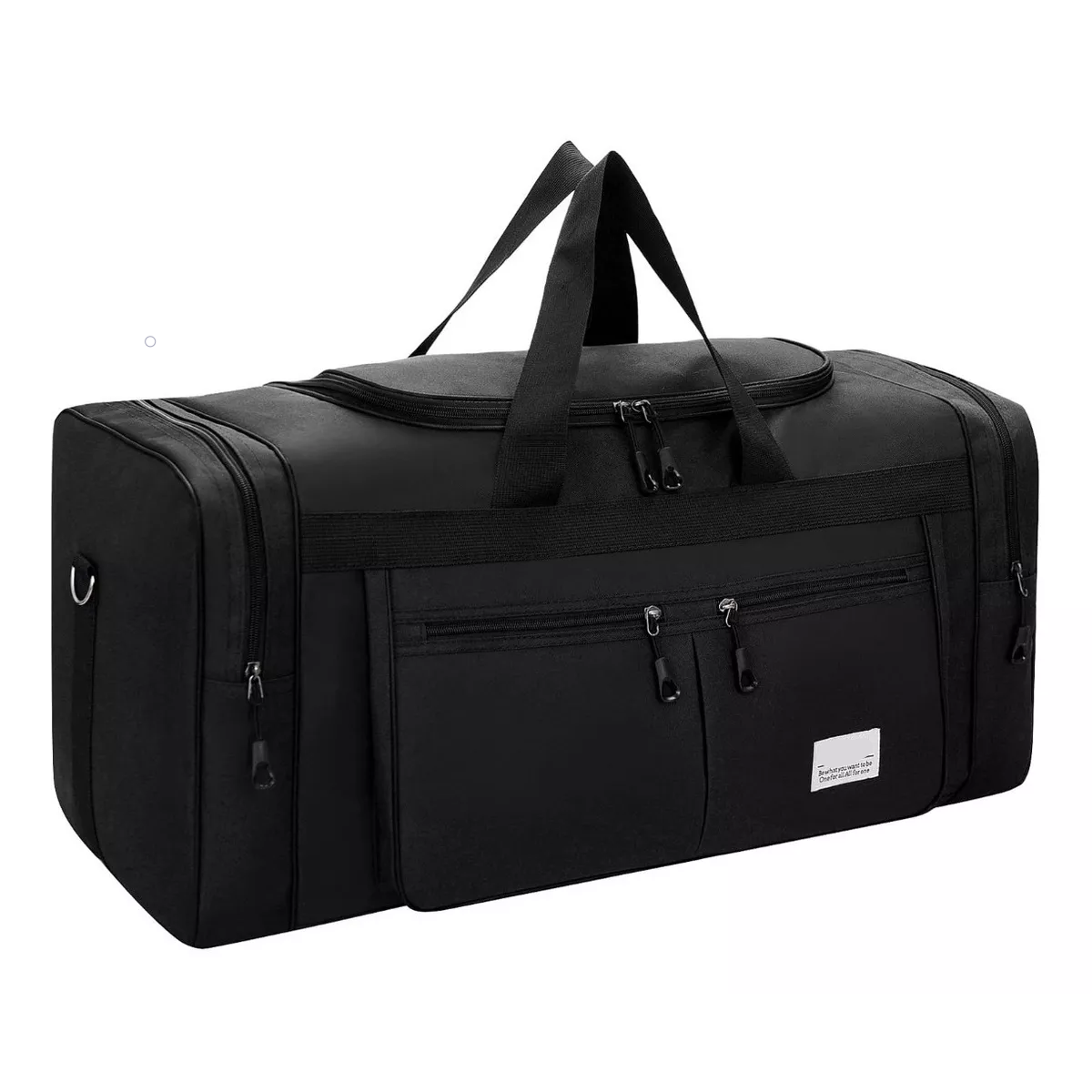Gran Capacidad Maleta Deportiva Bolso Fitness Moda Negro