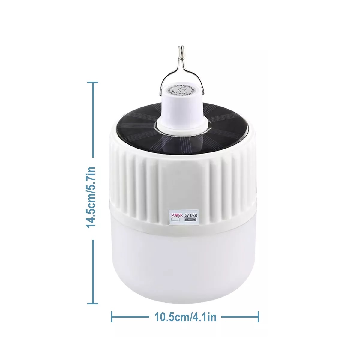 Foco Led Lampara Solar Emergencia 120w Portátil Recargable