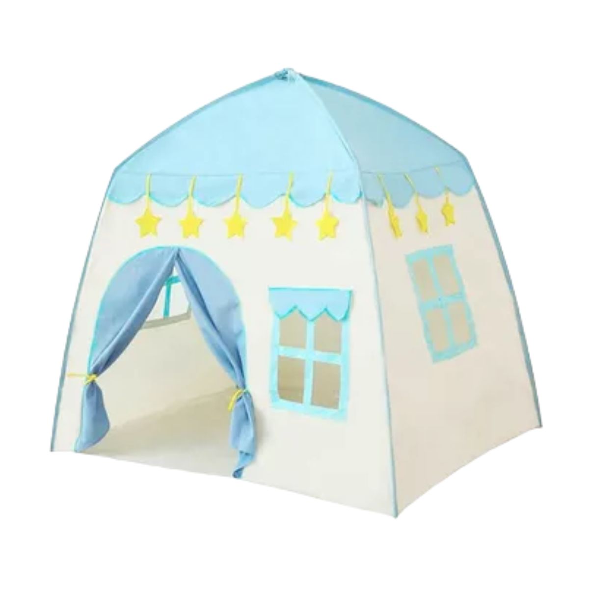 Casita Juego Carpa Princesa Tienda 5m Luces AZUL/bLANCO