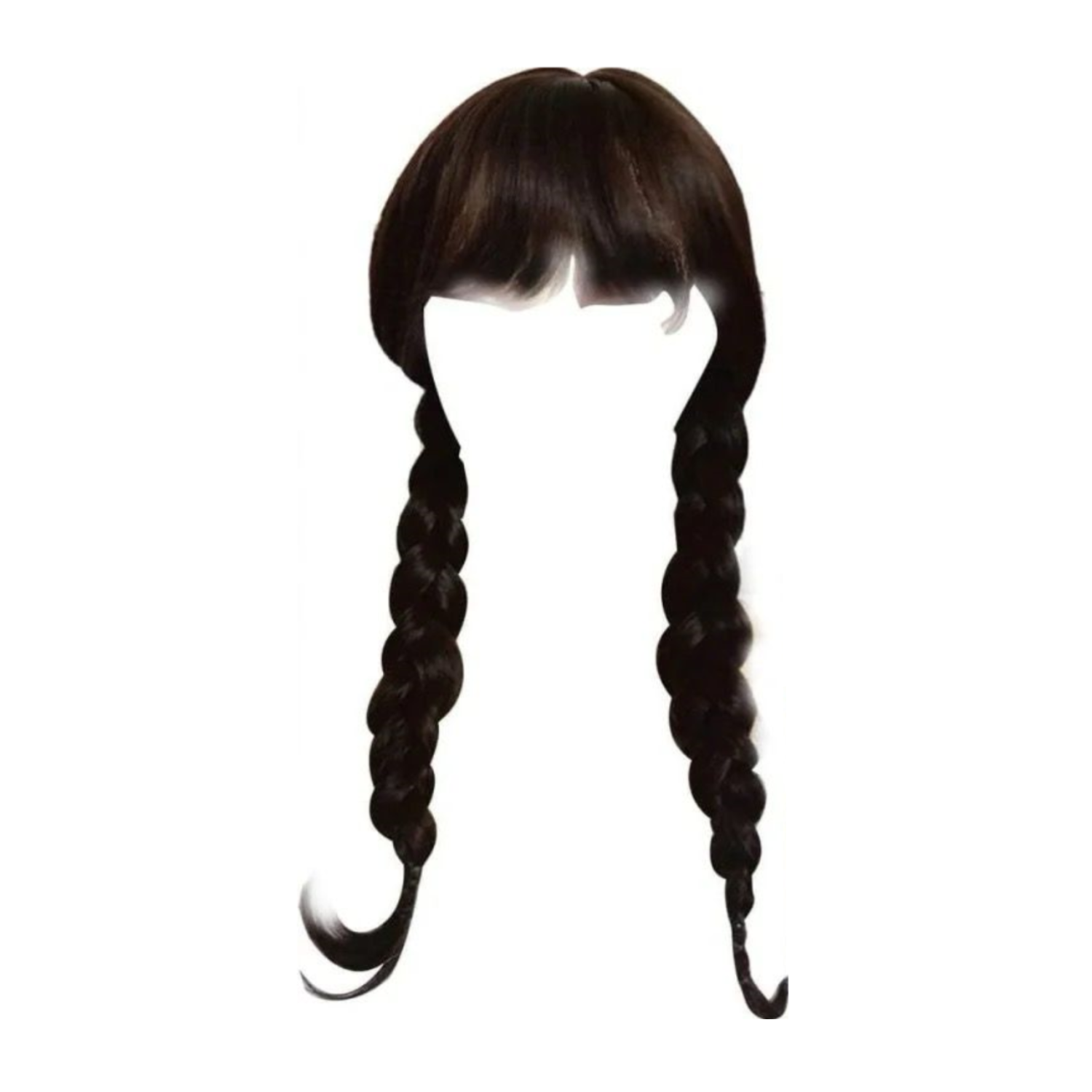 Disfraz De Merlina Peluca Y Vestido Con Estampado Wednesday