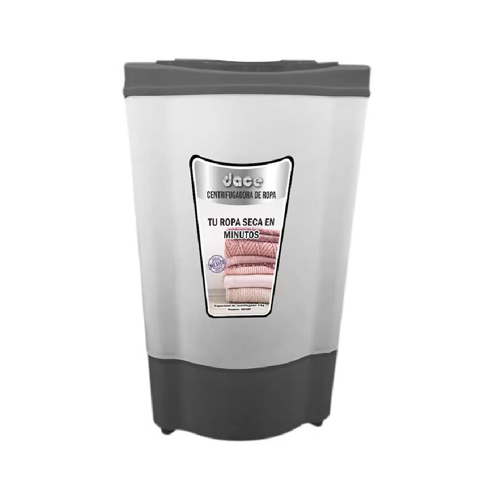 Centrifugadora Electrónica de Ropa Dace SD28P Soporta 6Kg Blanco